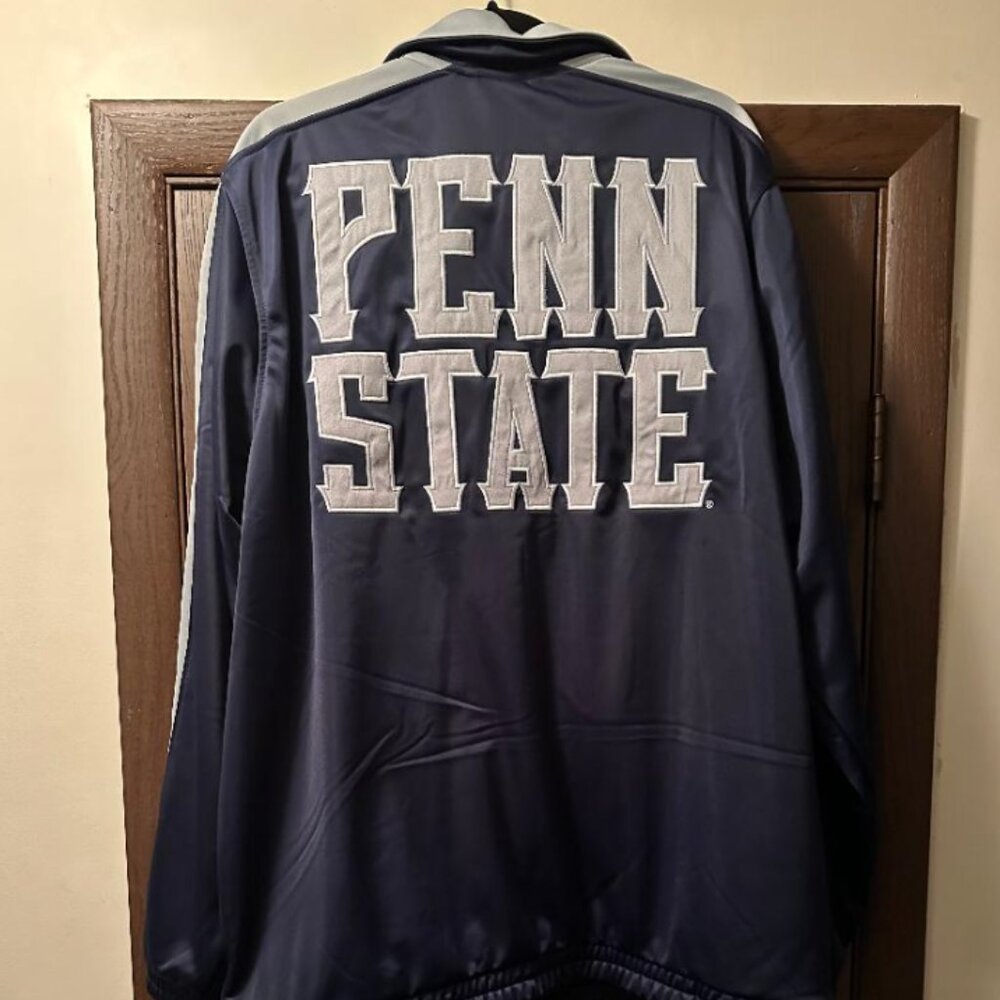 Mens XXL Penn State Starter Walk On Jacket, Full Zip, Collar, Satinish, NEW/TAGS - Picture 2 of 8